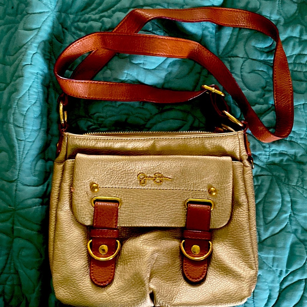 Jessica Simpson gold purse